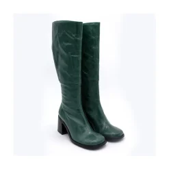 ANGEL ALARCON Rush - Bota De Tacon De Piel Brillante Discount