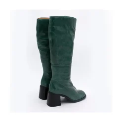 ANGEL ALARCON Rush - Bota De Tacon De Piel Brillante Discount