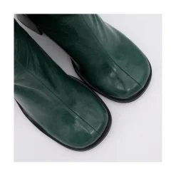 ANGEL ALARCON Rush - Bota De Tacon De Piel Brillante Discount