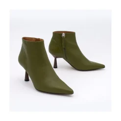 ANGEL ALARCON Ruth - Botines De Cana Baja Con Tacon Y Punta Fina Outlet