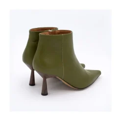 ANGEL ALARCON Ruth - Botines De Cana Baja Con Tacon Y Punta Fina Outlet