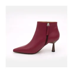 ANGEL ALARCON Ruth - Botines De Cana Baja Con Tacon Y Punta Fina Clearance