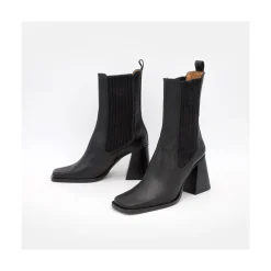 ANGEL ALARCON Sabogal - Botines Chelsea Con Elastico De Lana De Tacon Geometrico Alto Hot