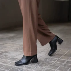 ANGEL ALARCON Savegre - Botines Elasticos De Tipo Calcetin Con Tacon Geometrico Alto Discount