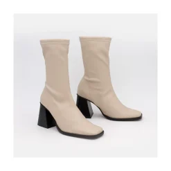 ANGEL ALARCON Savegre - Botines Elasticos De Tipo Calcetin Con Tacon Geometrico Alto Best