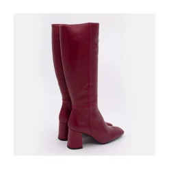ANGEL ALARCON Selma - Bota De Piel Con Tacon Outlet