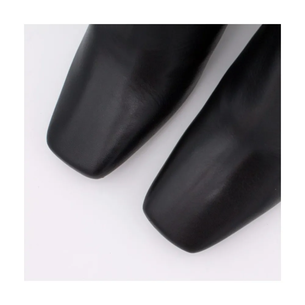 ANGEL ALARCON Selma - Bota De Piel Con Tacon Clearance