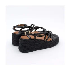 ANGEL ALARCON Shirelles - Sandalia De Piel De Cuna De Esparto Trenzado Outlet