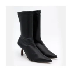 ANGEL ALARCON Small Lori - Botin Elastico Con Tacon Alto Y Punta Fina