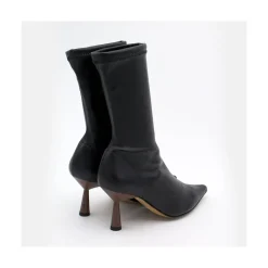 ANGEL ALARCON Small Lori - Botin Elastico Con Tacon Alto Y Punta Fina