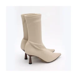 ANGEL ALARCON Small Lori - Botin Elastico Con Tacon Alto Y Punta Fina Clearance