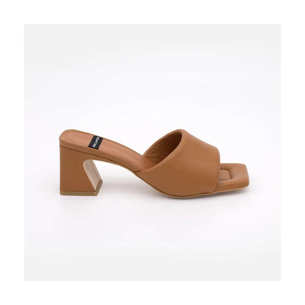 ANGEL ALARCON Streep - Mule Acolchado De Piel Comodo
