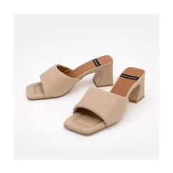 ANGEL ALARCON Streep - Mule Acolchado De Piel Comodo Clearance