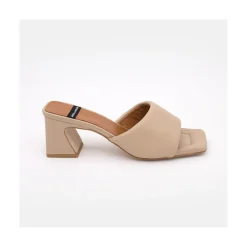 ANGEL ALARCON Streep - Mule Acolchado De Piel Comodo Clearance