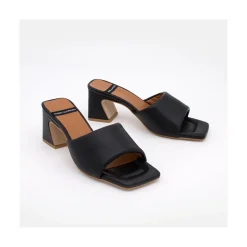 ANGEL ALARCON Streep - Mule Acolchado De Piel Comodo Clearance