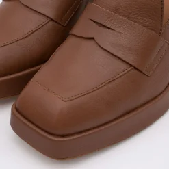 ANGEL ALARCON Tadla - Mocasin Destalonado De Tacon Alto Y Ancho Y Plataforma Para Mujer Outlet