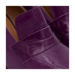 ANGEL ALARCON Tular - Mocasines De Mujer De Piel Brillante Con Tacon Alto Y Plataforma Discount