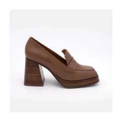 ANGEL ALARCON Tular - Mocasines De Mujer De Ante Con Tacon Alto Y Plataforma New