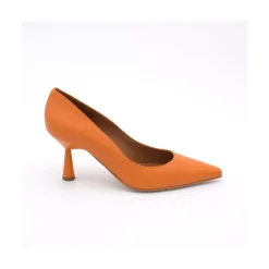 ANGEL ALARCON Vega - Estileto De Piel Con Tacon De Diseno New