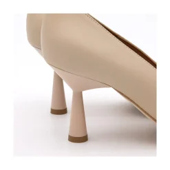 ANGEL ALARCON Vega - Estileto De Piel Con Tacon De Diseno New