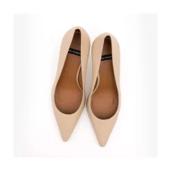 ANGEL ALARCON Vega - Estileto De Piel Con Tacon De Diseno New