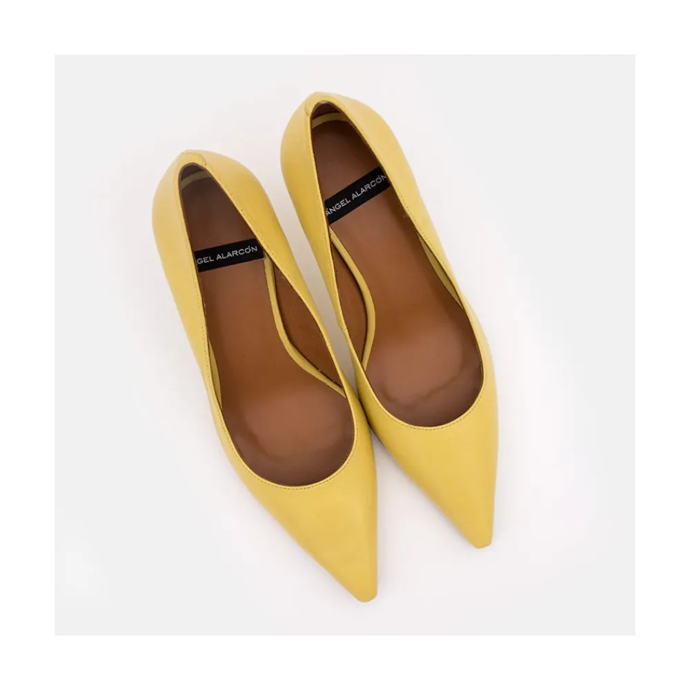 ANGEL ALARCON Vega - Estileto De Piel Con Tacon De Diseno Discount