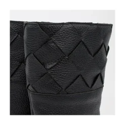 ANGEL ALARCON Xaya - Botin De Piel Con Tacon Alto De Puntera Redonda Discount