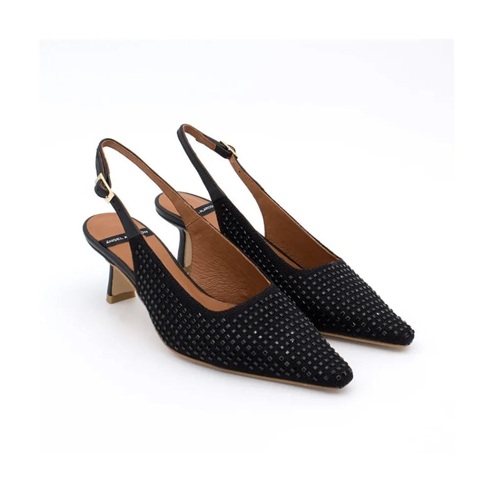 ANGEL ALARCON Yakida - Zapato De Fiesta Comodos Con Cristales Brillantes Online